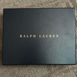NWOT Ralph Lauren Blue Gift Box With Blue Bow.